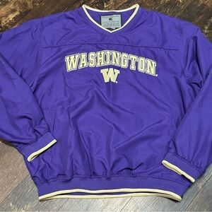 Vintage Men’s Washington W Huskies VNeck Pullover Size XL